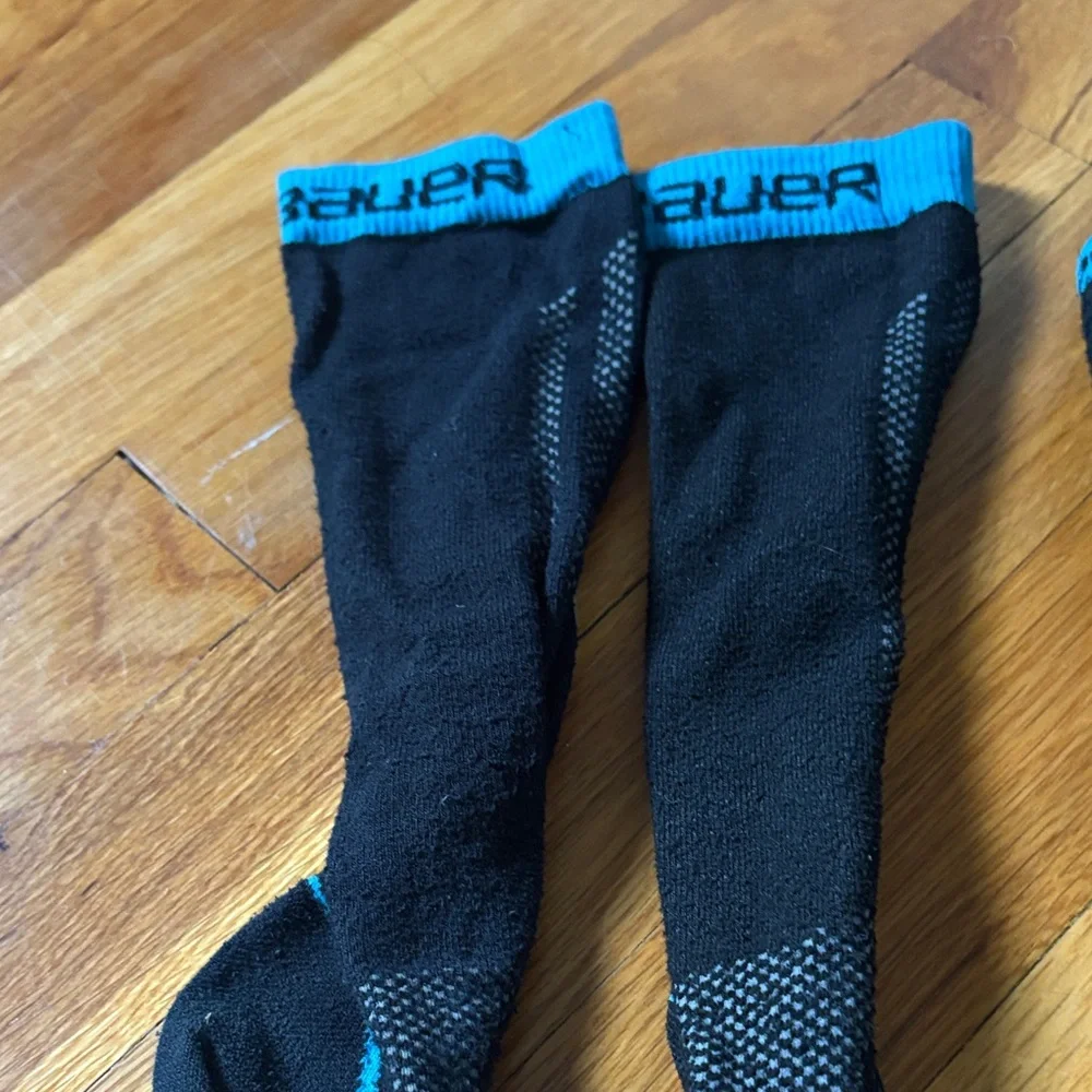 Bauer Hockey Black Sock Bundle